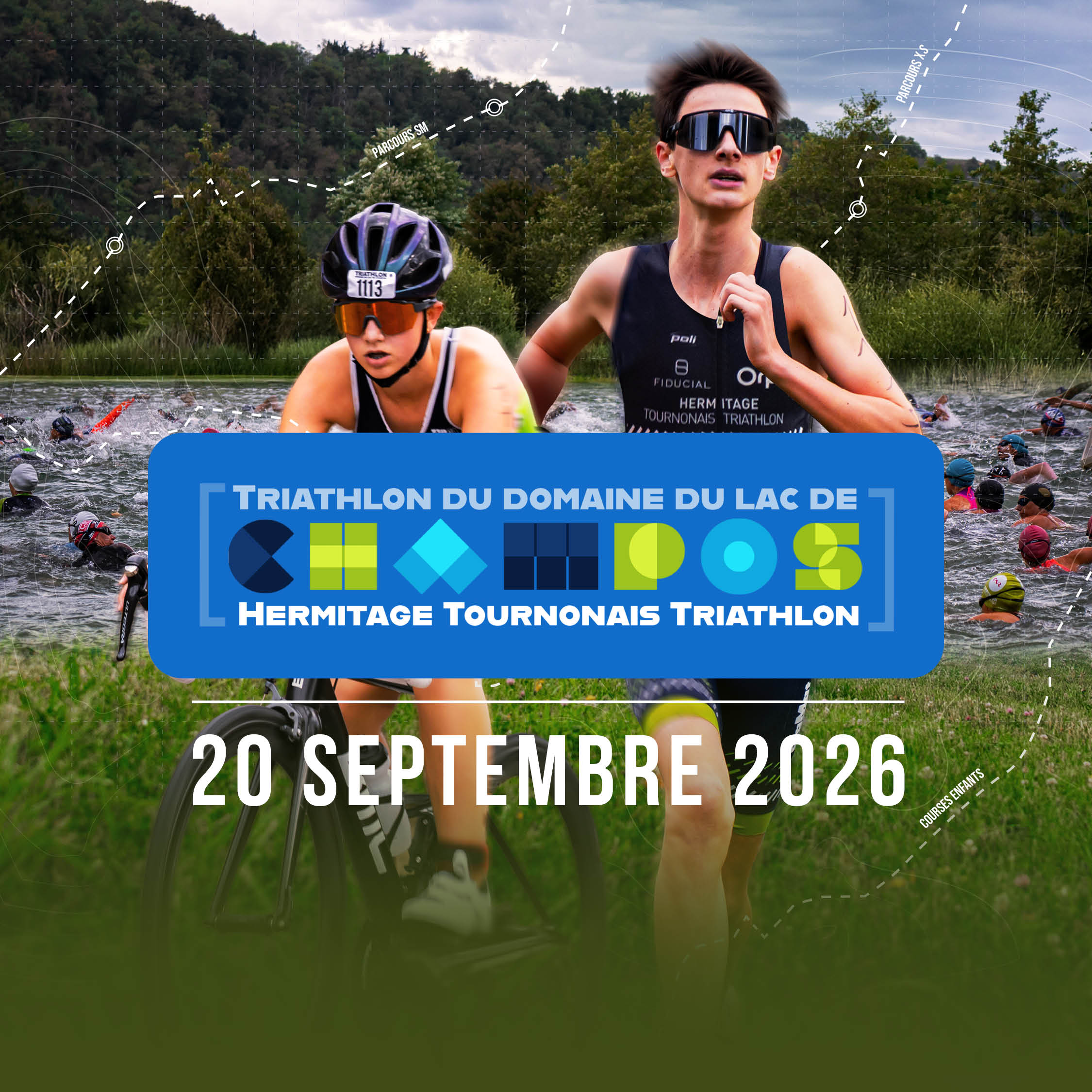 Triathlon du domaine du lac de Champos